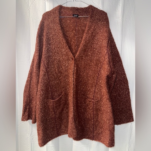 Eileen Fisher Sweaters - Eileen Fisher Alpaca Blend Long Cardigan Size L